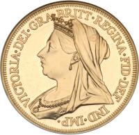 Isle of Man. Gold 4 Shillings, 1901
