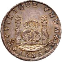 Mexico. 8 Reales, 1733 Mo-MF