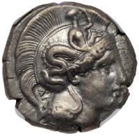 Lucania, Thourion. Silver Double Nomos or Distater (15.26 g), ca. 400-350 BC