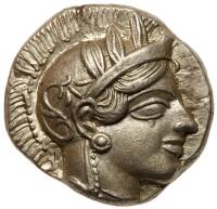 Attica, Athens. Silver Tetradrachm (17.19 g), ca. 454-404 BC