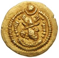 Sasanian Kingdom. Peroz I. Gold Light Dinar (4.11 g), AD 457/9-484