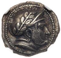 Baktria, Pre-Seleukid period. Sophytes. Silver Drachm (3.58 g), ca. 305-294 BC