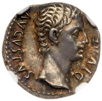 Augustus. Silver Denarius (3.79 g), 27 BC-AD 14