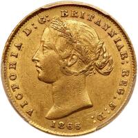 Australia. Sovereign, 1866 (Sydney)