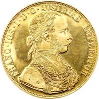 Austria. 4 Ducats, 1915