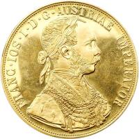 Austria. 4 Ducats, 1915