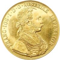 Austria. 4 Ducats, 1915