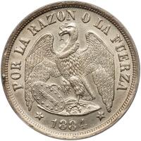 Chile. Peso, 1884-So