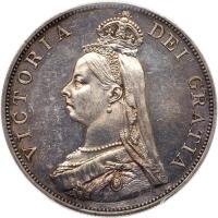 Great Britain. Double Florin, 1887