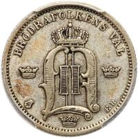 Sweden. 50 Ore, 1878-EB