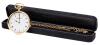Tiffany & Co. 18K Yellow Gold Open Face Pocket Watch with Heavy 18K Yellow Gold Watch Chain