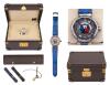 Important 10th Anniversary Men's Louis Vuitton Spin Time Air Automatic Watch in 18K White Gold with Large Watch Case and