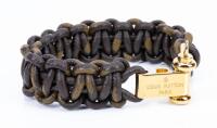 Louis Vuitton Men's Vintage Braided Leather, Mint Condition, No Evidence of Wear. Includes Drawstring Suede Sack and Pul