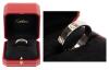 Cartier Love Ring, 18K White Gold, Near To Mint Condition as is Original Cartier Ring Box and Outer Box. With Cartier CO