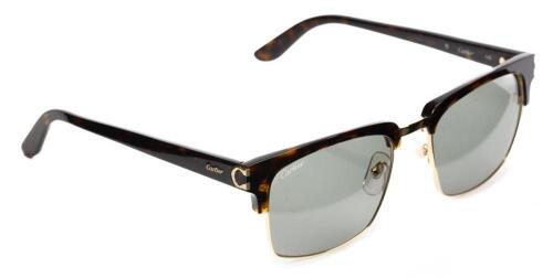 Cartier Men's Sunglasses, New in Box with Case, Silk Pouch, Brochure, COA and Outer Box