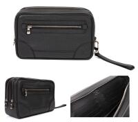 Louis Vuitton Men's Single Strap Sling/Messenger Bag. Mint, Unused in Luxe Coated Leather with Three Zippered Compartmen