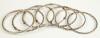 Ladies Sterling Silver Bangle Bracelets 7 Total - 4