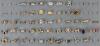 30 14K Gold Rings Plus 16 10K Rings. No Authentic Diamonds