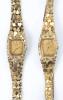 Two (2) Ladies Seiko Quartz Watches Each with Custom Made 14K Watch Bands, Beautiful Pre-Owned Condition.