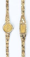 Two (2) Ladies Watches One Geneve, One Seiko in 10K Yellow Gold Link Watch Bands