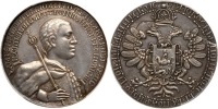 Russia. Silver Medallic Novodel Ruble, ND ("1604-06"). PCGS graded AU55