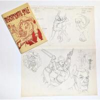Robert Williams. "Bastard Art" Hand Drawn Sketch in Pencil