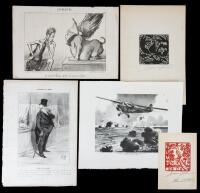 Honor&Atilde;&copy; Daumier, Joseph Domjan and Clayton Knight. 16 Prints with 11 By Daumier