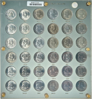 1948-1963-D Complete Brilliant Uncirculated Set of Franklin Half Dollars
