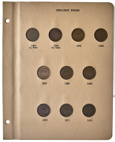 A Group of Two-Cent Pieces 1864-1872