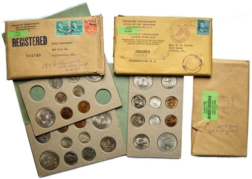A Trio of Original Mint Sets as issued by the Mint