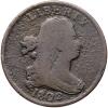 1802/0 Bust 1/2C. Reverse of 1802