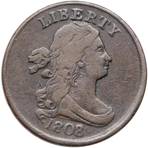 1808/7 Bust 1/2C