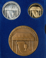 Wedding, Set of Gold, Silver and Bronze State Medals