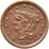 1856 Coronet Head 1/2C