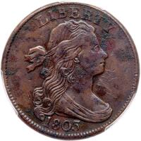 1803 Bust 1C. Sm Date, Lg Fraction