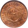 1864 2C. Lg Motto NGC MS64 - 3