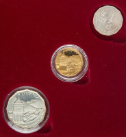 Valley of Kidron, Site in the Holy Land Set of Gold and Silver Coins