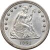1891 Liberty Seated 25C
