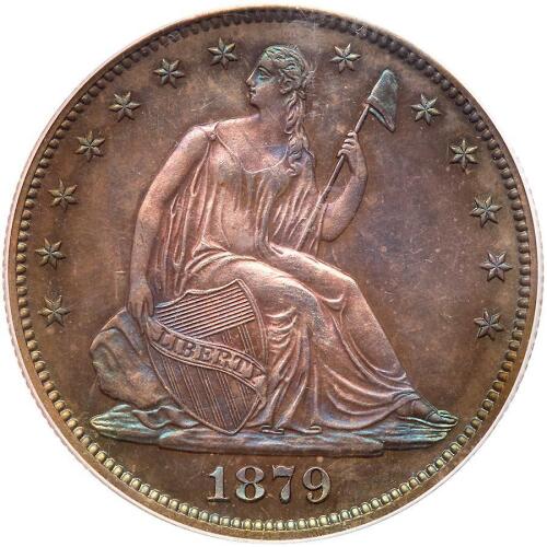 1879 Liberty Seated 50C