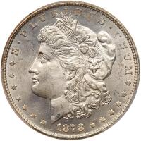 1878 Morgan $1. 7 Tail Feathers, Rev of 1878