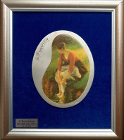 Modelia of Camille Pissarro's Famous Painting "The Foot Bath."