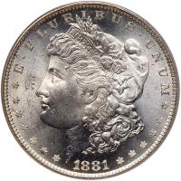 1881-S Morgan $1
