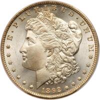 1892-CC Morgan $1