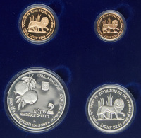"Lion -- Song of Songs" in Holy Land Wildlife Series, Set of Gold and Silver Coins