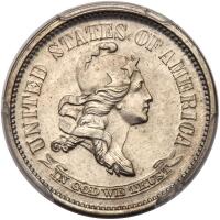 1869 Pattern Dime. Silver, plain edge. Judd-697. Pollock-776. High Rarity 6