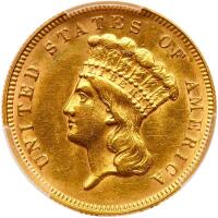 1878 $3 Gold
