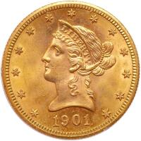 1901-S $10 Liberty