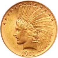 1911 $10 Indian