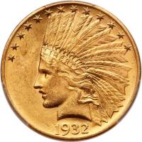 1932 $10 Indian