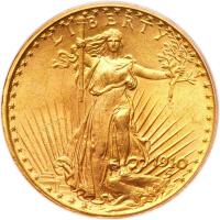 1910 $20 St. Gaudens